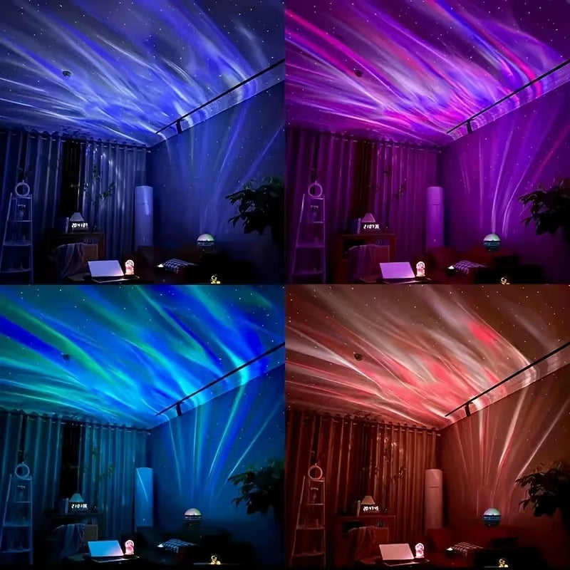 Northern Lights Starry Sky Projector LED Night Light with Remote Control USB a Variety of Styles for Home Bedroom Party Decor