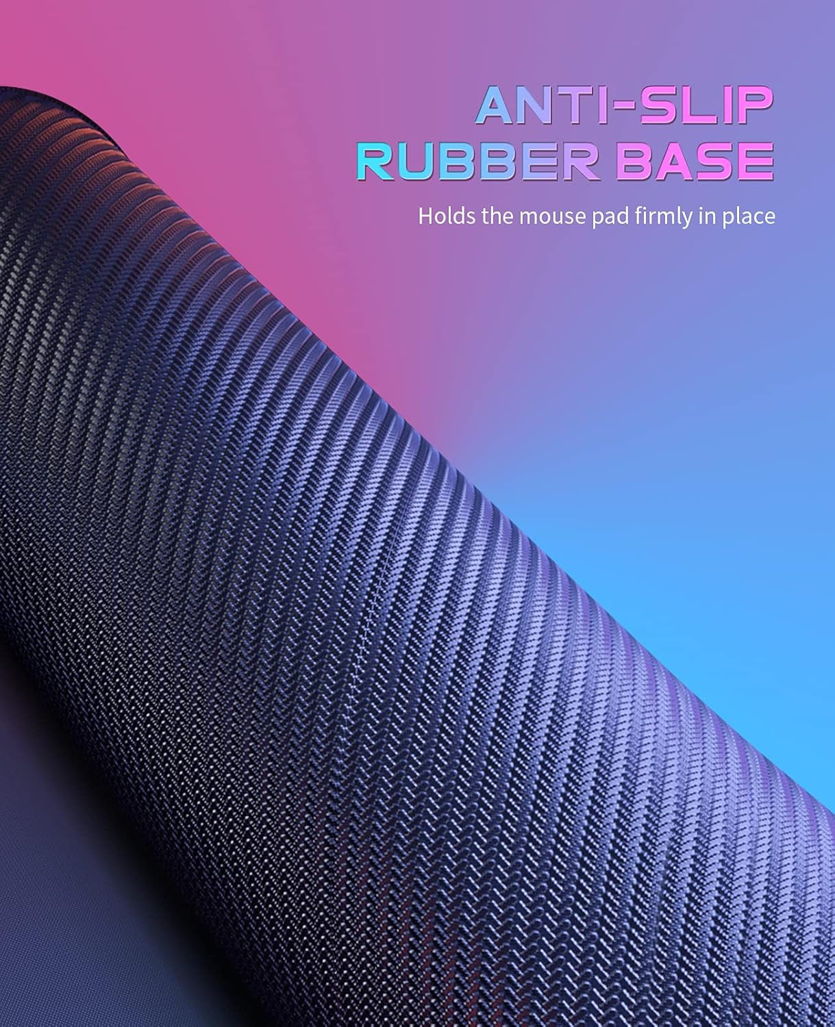 Extended Large Gaming Mouse Pad - Superior Micro-Weave Cloth, Waterproof Keyboard Pad with Stitched Edges, Non-Slip Base, 31.5 x 11.8 Inches, XL, Black