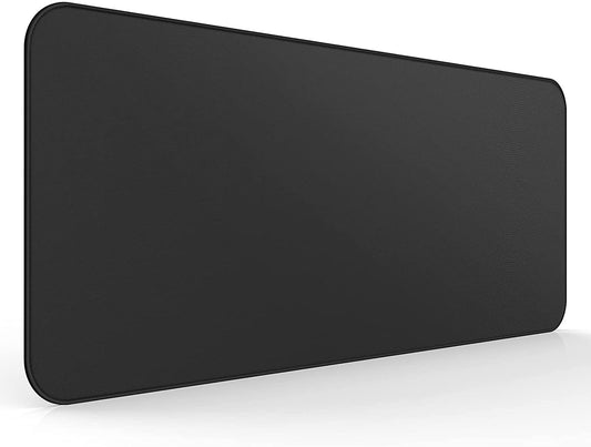Extended Large Gaming Mouse Pad - Superior Micro-Weave Cloth, Waterproof Keyboard Pad with Stitched Edges, Non-Slip Base, 31.5 x 11.8 Inches, XL, Black